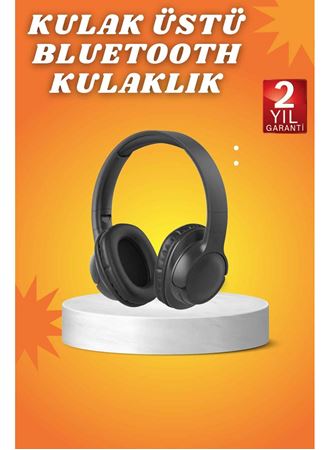 Kablosuz Bluetooth Kulaklık Kulak Üstü Mikrofonlu 5.0 Bluetooth ANC Özelliği