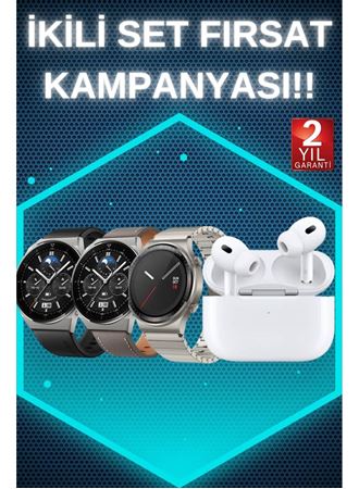 Aynalı Bluetooth Kulaklık Yeni Nesil Akıllı Saat Titreşimli Nabız Ölçer Spor Modları