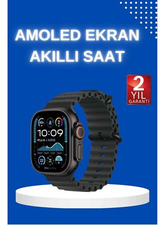 Akıllı Saat Bluetooth Bağlantılı NFC ve GPS Uyumlu Nabız Ölçer Sesli Görüşme