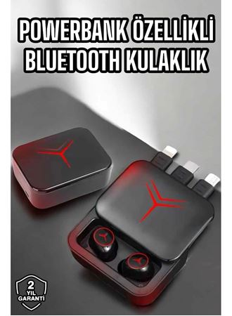 Bluetooth Kulaklık Powerbank Özelliği Yüksek Ses Kaliteli TWS Kulaklık