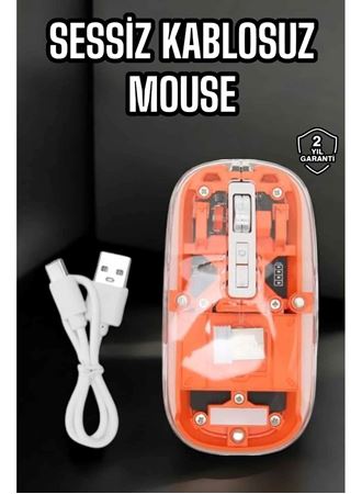 Kablosuz Mouse Fare 5.0 Bluetooth Bağlantılı USB Girişli