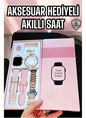 Akıllı Saat Sesli Görüşme Bildirim Görme Uyku ve Sağlık Takibi