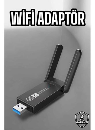 Wifi Alıcı Wifi Adaptörü USB Girişli 3.0