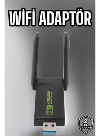 Wifi Adaptör Çift Bantlı Kablosuz Wifi Adaptörü