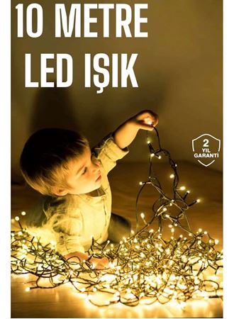 Gün Işığı 10 Metre Led Işık Şerit Led Süsleme Parti Malzemesi