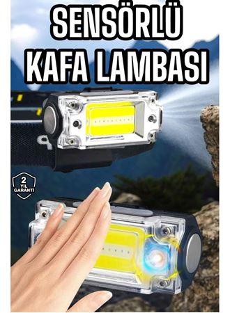 Şarjlı Kafa Feneri Suya Dayanıklı Ayarlanabilir Kamp Feneri