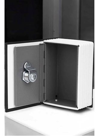Gizli Kasa Kitap Görünümlü Anahtarlı Çelik Mini Kasa