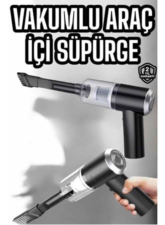 Araç İçi Süpürge Filtreli Şarjlı Süpürge Vakumlu Yıkanabilir