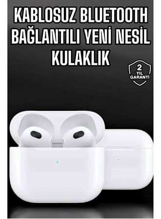 Bluetooth Kulaklık 3.Nesil Kablosuz Uzun Pil Ömrü Dokunmatik Kontrol