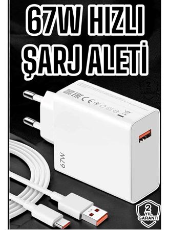 67W Şarj Aleti Turbo Hızlı Type-C Şarj