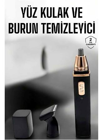 Seyahat Tipi Mini Taşınabilir Siyah Burun Kulak Yanak Kıl ve Tüy Temizleme Makinesi