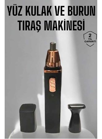 Tıraş Makinesi Kulak Burun ve Yüz Temizleyici Şarjlı Mini