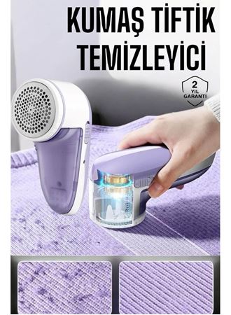 Tiftik Temizleme Makinesi USB Şarjlı Tüy Toplayıcı Kablosuz