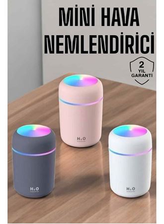 Buharlı Hava Nemlendirici Aromaterapi Renk Değiştirilebilir