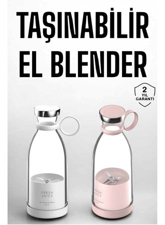 El Blender Taşınabilir Meyve Blender Şarj Edilebilir Taşınabilir Blender Elektrikli