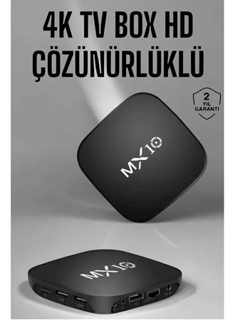 TV Box HD Çözünürlüklü 4 Çekirdekli 8 GB Dahili Hafıza Android Uyumlu
