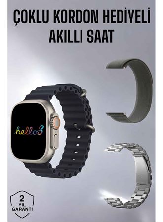 Akıllı Saat Yeni Nesil Bluetooth Bağlantılı Uyku Sağlık Takibi GPS Ve NFC Uyumlu