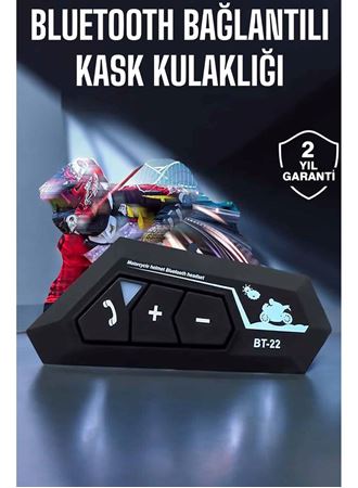 Kask Kulaklık Bluetooth Motosiklet Kulaklık Intercom Su Geçirmez