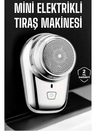 Seyahat Tipi Tıraş Makinesi Taşınabilir Kablosuz Mini Paslanmaz Çelik