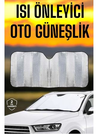 Oto Güneşlik Isı Önleyici Tüm Araçlara Uyumlu UV Işınlarına Karşı