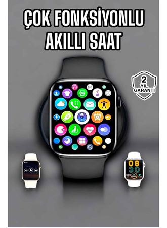 Akıllı Saat Amoled Ekran GPS ve Uyku Takibi Bluetooth Bağlantılı