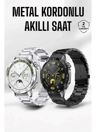 Akıllı Saat Bildirim Görme Amoled Ekran GPS Uyumlu Sesli Görüşme