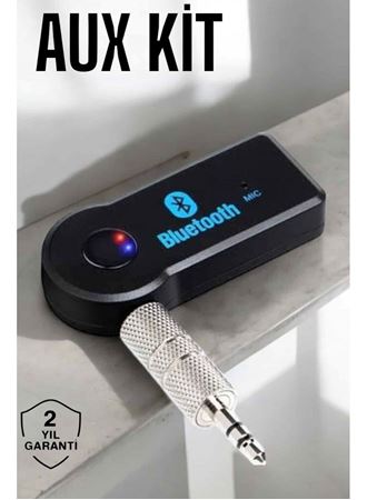 Bluetooth Araç Kiti Bt 350 Aux Çıkışlı Tüm Araçlara Uyumlu