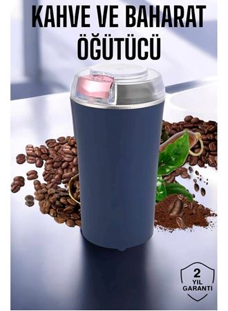 Taşınabilir Kahve & Baharat Öğütücü, Kolay Temizlenebilir ve Uzun Ömürlü Paslanmaz Çelik