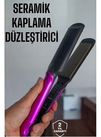 Seramik Kaplama Isı Ayarlı Yıpranma Karşıtı Saç Düzleştirici