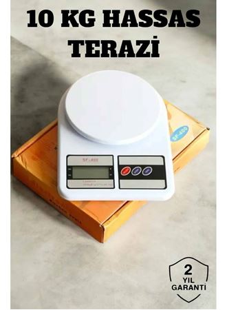 Hassas Terazi 10 kg Kapasiteli, Yüksek Hassasiyetli Dijital Mutfak Tartısı