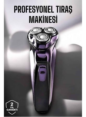 Profesyonel Şarjlı Saç ve Sakal Tıraş Makinesi Hassas Kesim