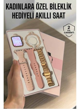 Akıllı Saat Adımsayar, Nabız Takibi ve GPS Destekli Kadınlara Özel