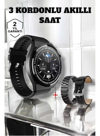 Akıllı Saat Uyku Ve Sağlık Takibi Bildirim Görme Arama Cevaplama