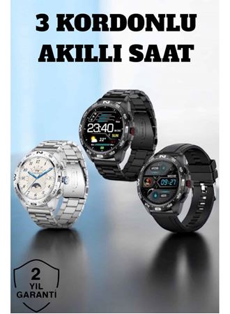 Akıllı Saat Arama Cevaplayan Titreşim Özelliğiyle Bildirim Görebilen