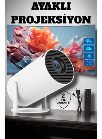 USB ve Kablosuz Bağlantı Özellikli 5000 Saat Ampul Ömürlü Projeksiyon