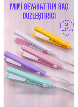 Seramik Kaplama Taşınabilir Mini Saç Düzleştirici Seyahat Dostu Tasarım