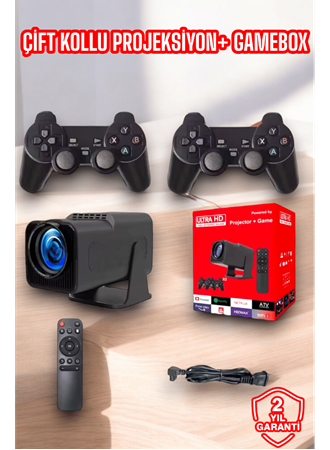 2000+ Oyun ve Popüler Uygulama Destekli Çok Fonksiyonlu Projeksiyon