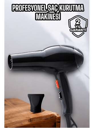 Tüm Saç Tiplerine Uygun, İki Kademeli Hız Ayarlı Fön Makinesi
