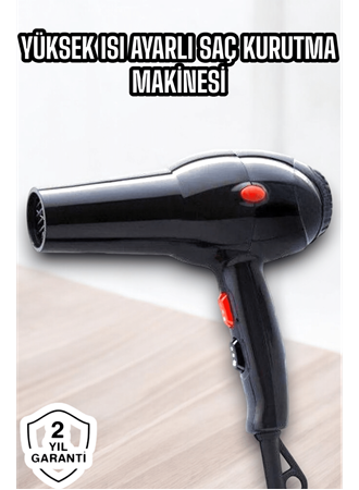 2200 Watt Profesyonel Saç Kurutma Makinesi Güçlü ve Dayanıklı Tasarım