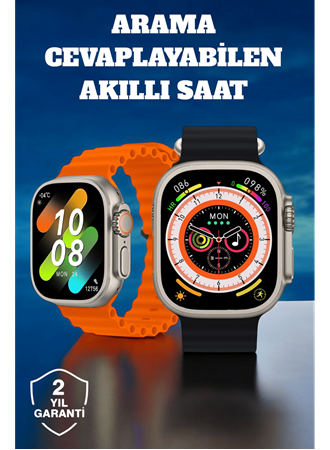 Kablosuz Şarjlı, Çağrı ve Müzik Kontrolü Sağlayan Akıllı Saat