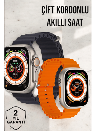 Bluetooth Bağlantılı Nabız, Kan Basıncı, Oksijen Ölçer Akıllı Saat