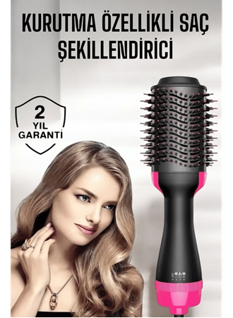 1200 Watt Gücünde, Negatif İyon Teknolojili, 3 Isı Kademeli Fön Tarağı