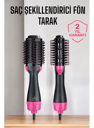 Fön Tarak Elektriklenmeyi Önleyen ve Parlaklık Veren Saç Şekillendirici