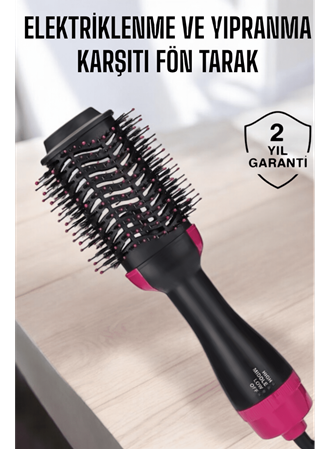 220°C’ye Kadar Isınan, Hacim ve Yıpranma Karşıtı Profesyonel Fön Tarağı