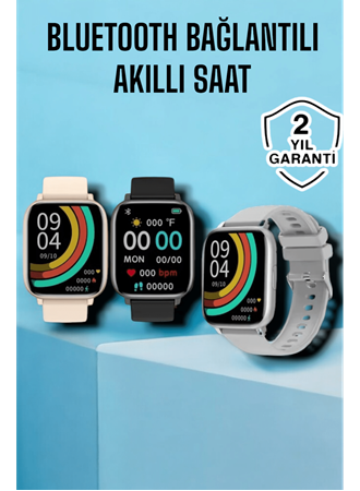 Titreşimli, Sağlık Takipli, Yeni Nesil Akıllı Saat  400mAh Batarya Kapasiteli