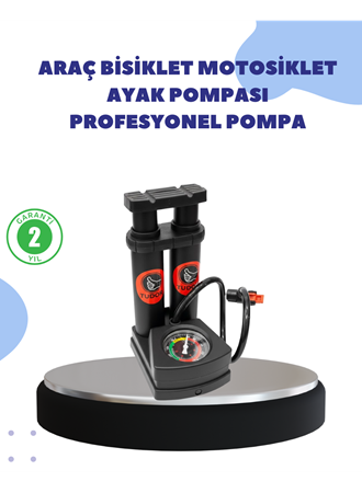 Çok Amaçlı Ayaklı Lastik Pompası Yüksek Hassasiyetli