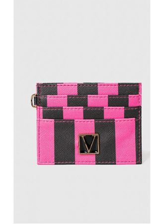 Kadın Kartlık Siyah Fuşya