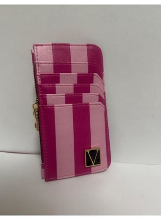 Kadın Fermuarlı Kartlık Fuşya Pembe