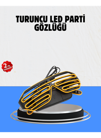 Kutlamalara Renk Katan LED Işıklı Parti Gözlüğü