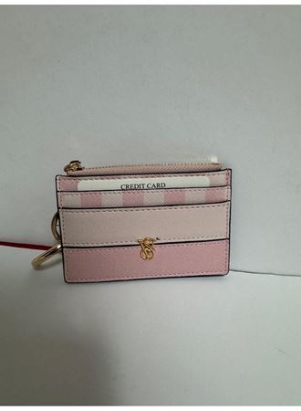 Kadın Fermuarlı Kartlık Pudra Yan Cüzdan